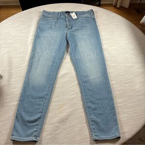 J. Crew Jeans High Rise Skinny Ankle Women’s Size 31 Blue Denim